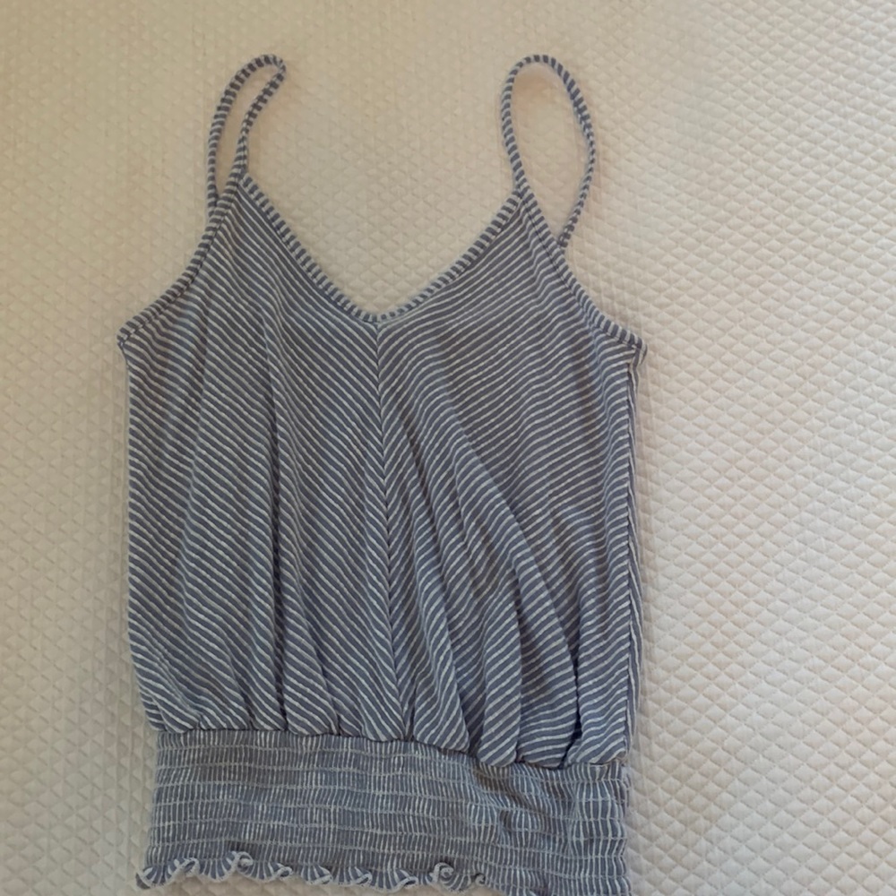 Caution to the Wind striped tank size s